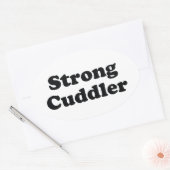 Strong Cuddler Ovale Sticker (Envelop)