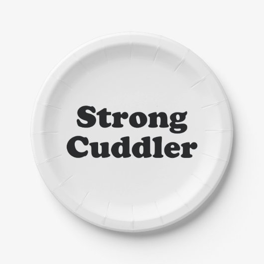 Strong Cuddler Papieren Bordje (Voorkant)