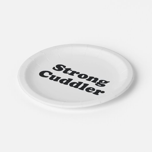 Strong Cuddler Papieren Bordje (Gekanteld)