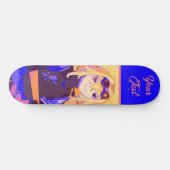 Strong girl Anime Persoonlijk Skateboard (Horizontaal)