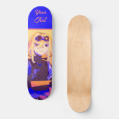 Strong girl Anime Persoonlijk Skateboard (Voorkant)