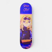 Strong girl Anime Persoonlijk Skateboard (Voorkant)