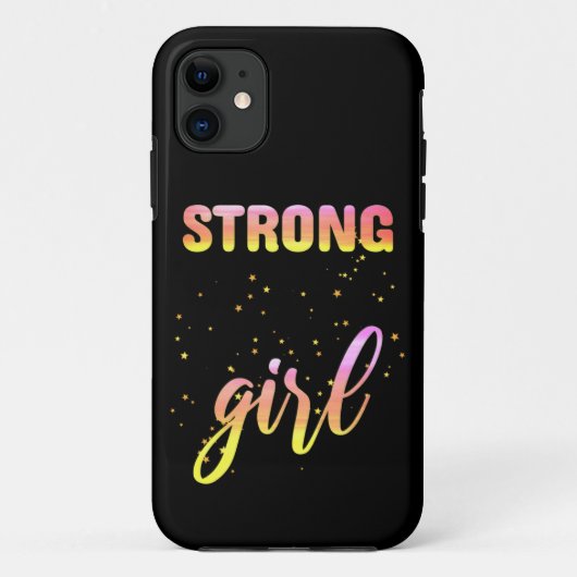 Strong Girl Pastel Star Case-Mate iPhone Case (Achterkant)
