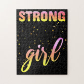 Strong Girl Pastel Star Legpuzzel (Verticaal)