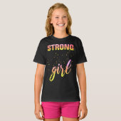 Strong Girl Pastel Star T-shirt (Voorkant volledig)