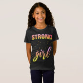 Strong Girl Pastel Star T-shirt (Voorkant volledig)