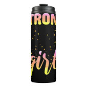 Strong Girl Pastel Star Thermosbeker (Voorkant)
