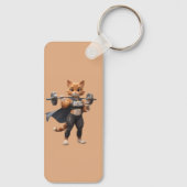 Strong Gym Cat Keychain (Achterkant)