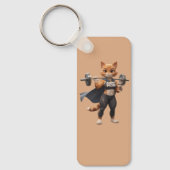 Strong Gym Cat Keychain (Voorkant)