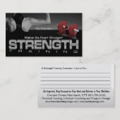 Strong Heart Visitekaartje (Voorkant / Achterkant)
