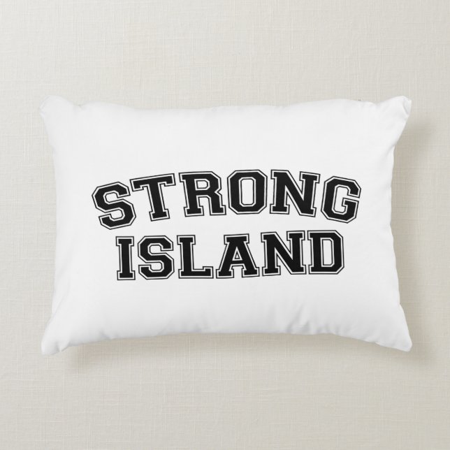 Strong Island, NYC, Verenigde Staten Accent Kussen (Voorkant)