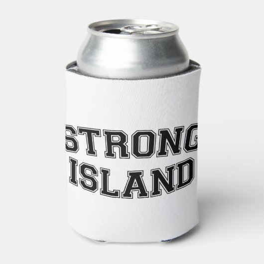 Strong Island, NYC, Verenigde Staten Blikjeskoeler (Blikje Voorkant)