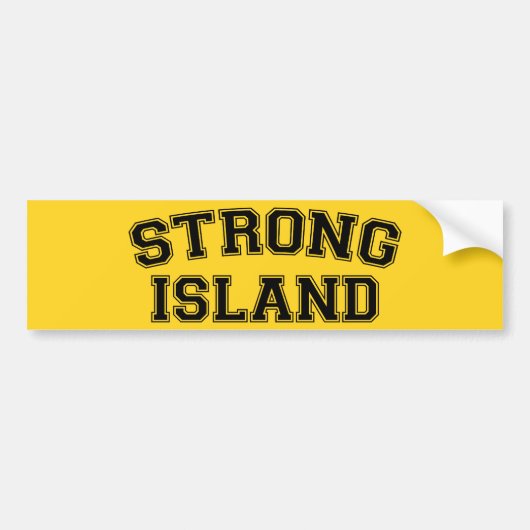 Strong Island, NYC, Verenigde Staten Bumpersticker (Voorkant)