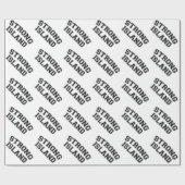 Strong Island, NYC, Verenigde Staten Cadeaupapier (Vlak)