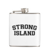 Strong Island, NYC, Verenigde Staten Heupfles (Voorkant)
