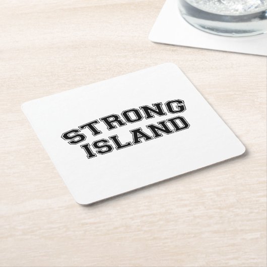 Strong Island, NYC, Verenigde Staten Kartonnen Onderzetters (Schuin)