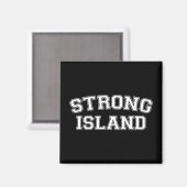 Strong Island, NYC, Verenigde Staten Magneet (Voorkant / Achterkant)