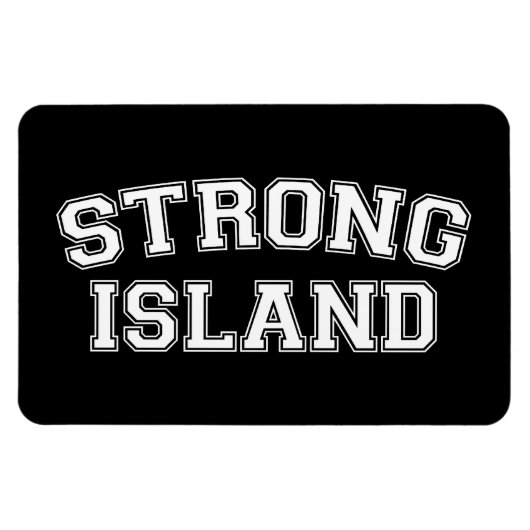 Strong Island, NYC, Verenigde Staten Magneet (Horizontaal)
