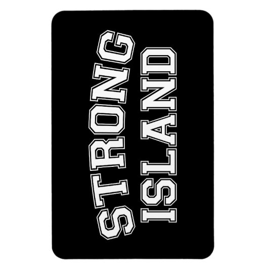 Strong Island, NYC, Verenigde Staten Magneet (Verticaal)