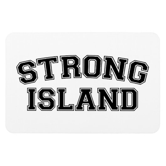 Strong Island, NYC, Verenigde Staten Magneet (Horizontaal)