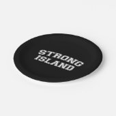Strong Island, NYC, Verenigde Staten Papieren Bordje (Gekanteld)