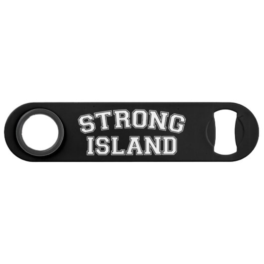 Strong Island, NYC, Verenigde Staten Speed Flessenopener (Voorkant (Horizontaal))