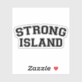 Strong Island, NYC, Verenigde Staten Sticker (Vel)