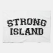 Strong Island, NYC, Verenigde Staten Theedoek (Horizontaal)