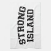 Strong Island, NYC, Verenigde Staten Theedoek (Verticaal)