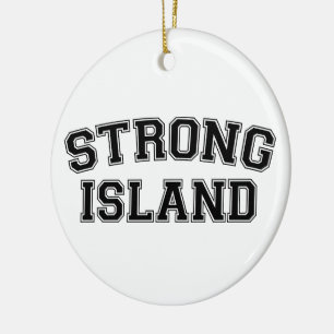 Strong Island, NYC, VS Keramisch Ornament
