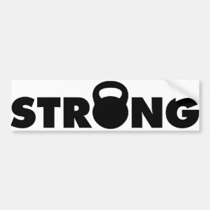 STRONG - Kettlebell Workout Motivatie Bumpersticker