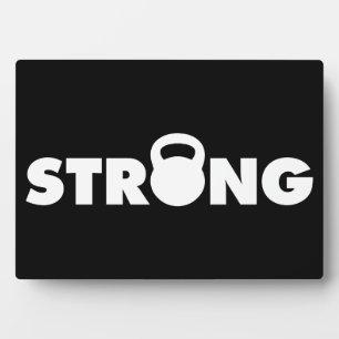 STRONG - Kettlebell Workout Motivatie Fotoplaat