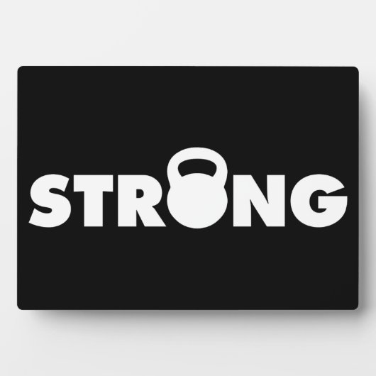 STRONG - Kettlebell Workout Motivatie Fotoplaat (voorkant)