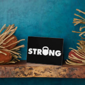 STRONG - Kettlebell Workout Motivatie Fotoplaat (Zijkant)