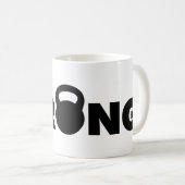 STRONG - Kettlebell Workout Motivatie Koffiemok (Voorkant rechts)