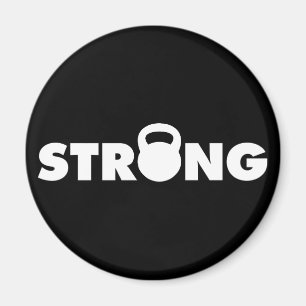 STRONG - Kettlebell Workout Motivatie Magneet