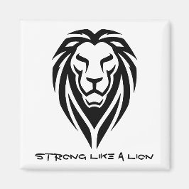 Strong like a lion magneet