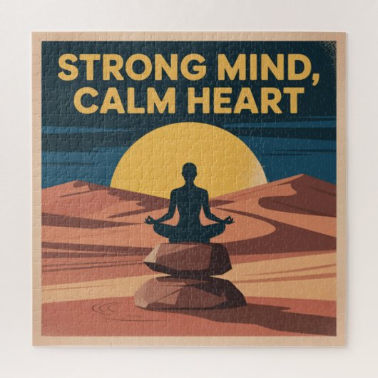 Strong Mind, Calm Heart Legpuzzel (Verticaal)