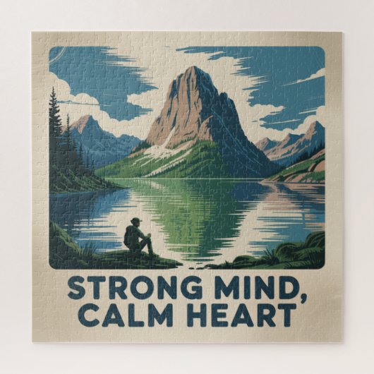 Strong Mind, Calm Heart Legpuzzel (Verticaal)