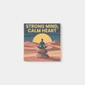 Strong Mind, Calm Heart Post-it® Notes (Voorkant)