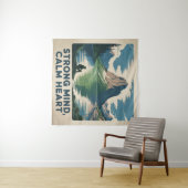 Strong Mind, Calm Heart Wandkleed (In Situ (horizontaal))