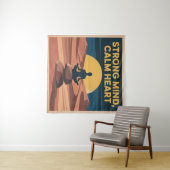 Strong Mind, Calm Heart Wandkleed (In Situ (horizontaal))