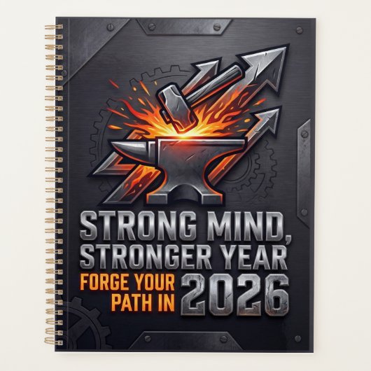 Strong Mind, Stronger Year |  Motivation Planner (Voorkant)