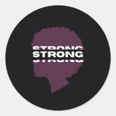 Strong ⎢ Personalized Sticker (Voorkant)