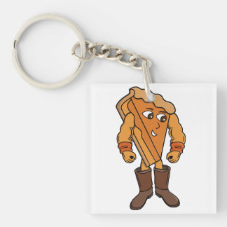 Strong Pie Wearing Boots Sleutelhanger