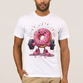 Strong, Sweet & Sprinkled - Funny Donut Gym T-Shir T-shirt (Voorkant)