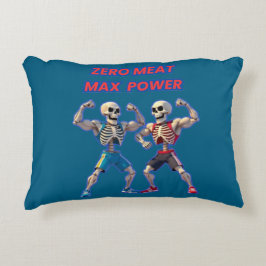 Strong to the Bone – Funny Skeleton Muscle Design Accent Kussen