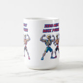 Strong to the Bone – Funny Skeleton Muscle Design Koffiemok (Center)