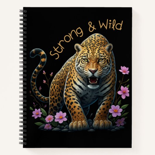 Strong & Wild Jaguar Soul Spiral Notitieboek (Voorkant)