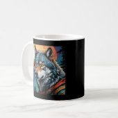 Strong Wolf Koffiemok (Voorkant links)